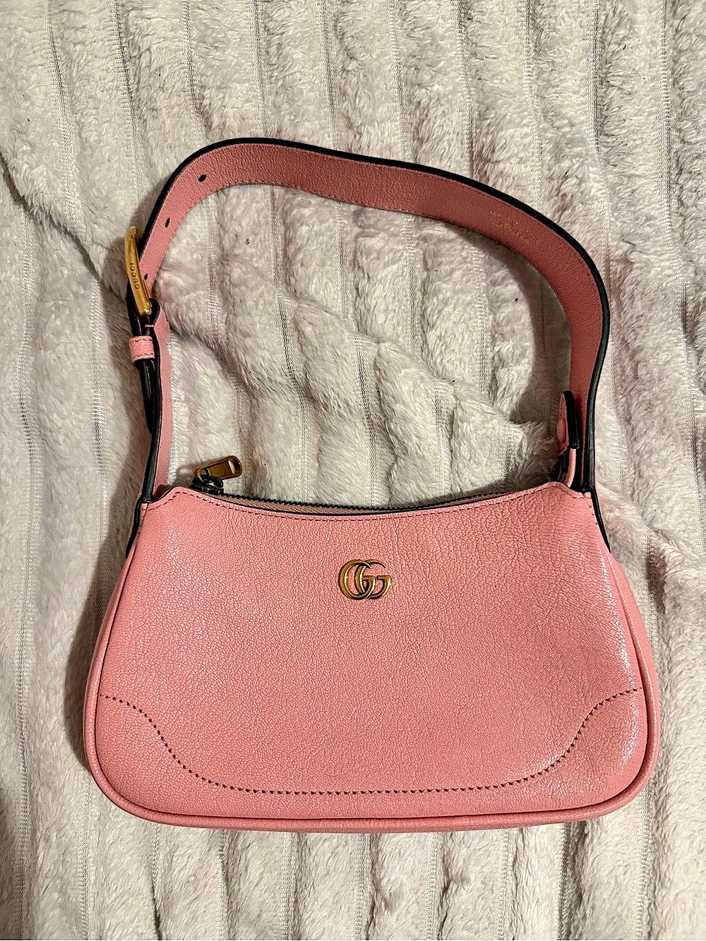 Gucci aphrodite mini Leather Shoulder Bag Pink